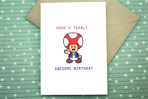 Mario Birthday Card Coloring Page - Printable Templates Free