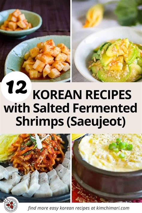 12 Korean Recipes Using Saeujeot (Salted Fermented Shrimps) | Korean ...