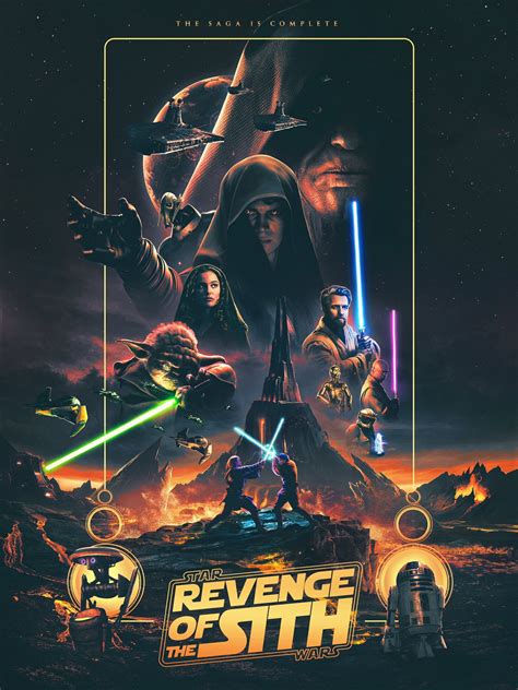 Star Wars: Revenge of the Sith poster by Nicolas Tetreault-Abel : r/StarWars