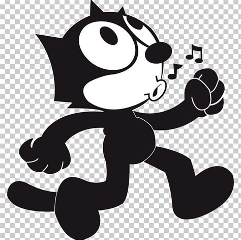 Felix The Cat PNG - animals, black, black and white, carnivoran, cartoon | Felix the cats ...