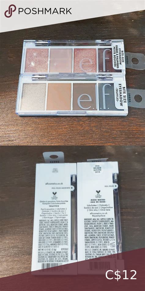 Elf eyeshadow palettes Elf Eyeshadow Palette, Rose Water, Cosmetics ...