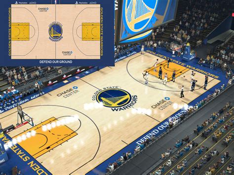 Warriors latest court update CHASE CENTER - NBA 2K17 at ModdingWay