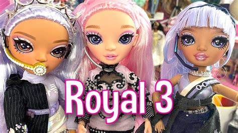 Rainbow High Royal Three Rainbow Vision Dolls Minnie, Tiara and Tessa KPop Idols? - YouTube