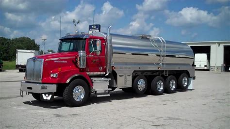 2011 Western Star 4900SA Milk Truck w/ DD15 Engine - YouTube