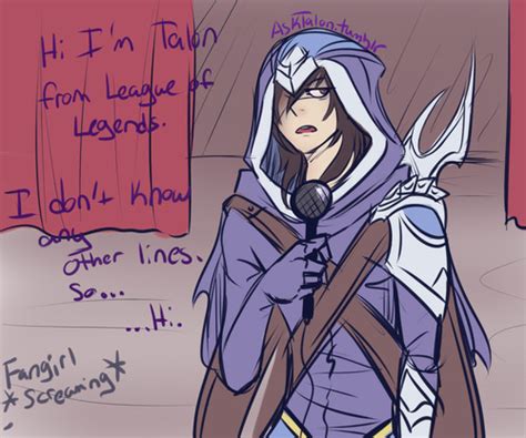 Daily Talonmains Art Post #309: Talon from league of legends so hi, by ...