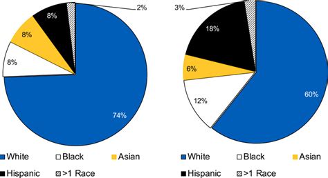 Figure 18, Therapists by race/ethnicity (left) and U.S. population racial and ethnic ...