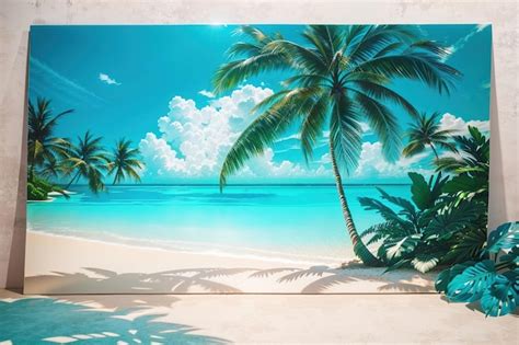 Premium AI Image | Tropical paradise island