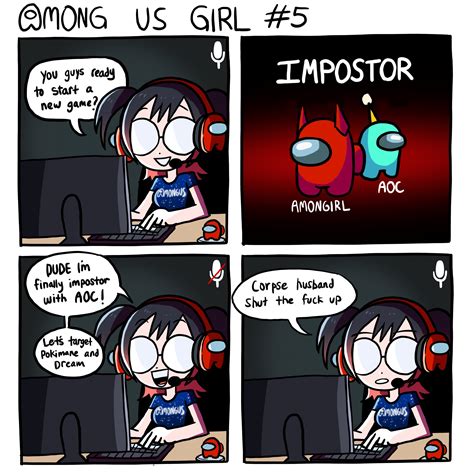 Amogus Girl #5 | Among Us Girl | Know Your Meme