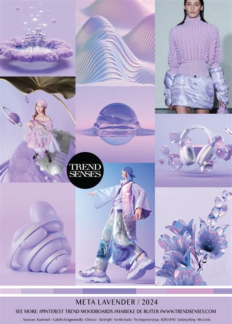 META LAVENDER // 2024 – Trendsenses - Marieke de Ruiter - Trendmoodboard - Trendforecast… in ...