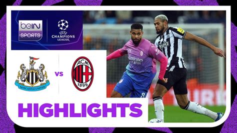 Newcastle United v AC Milan | Champions League 23/24 | Match Highlights - YouTube