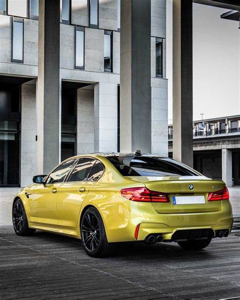 BMW F90 M5 in Speed Yellow Luxury Car Brands, Luxury Cars, Mre, Bmw M5, Roadsters, Sedan ...