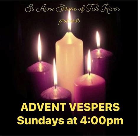 Advent Vespers at St. Anne Shrine – St. Anne Shrine of Fall River