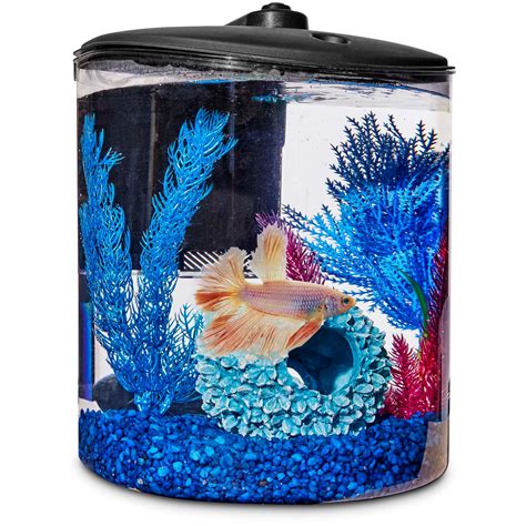 Imagitarium Cylindrical Betta Fish Desktop Tank Kit | Petco