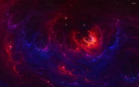 Red and blue nebula wallpaper - Space wallpapers - #17346