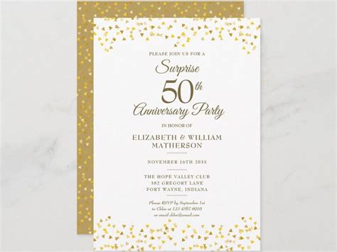 The Best 50th Anniversary Invitations for Your Party