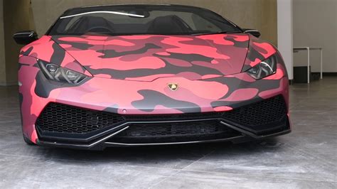 Lamborghini Camo Wrap - The wrap sanctuary - YouTube