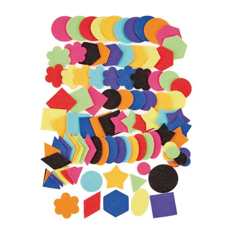 HE1564049 - Classmates Self Adhesive Felt Shapes - Pack of 100 | Hope Education