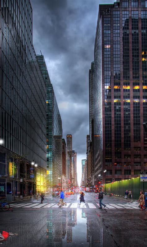 A Rainy Day in New York City Photograph by Mark Andrew Thomas