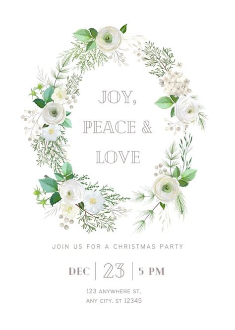 Page 16 - Free, printable, customizable Christmas invitation templates ...