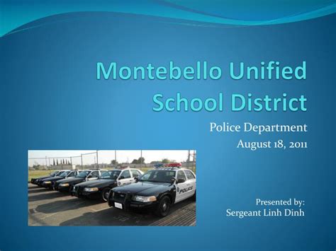 PPT - Montebello Unified School District PowerPoint Presentation, free download - ID:3285902