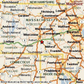 Where is Millbury, Massachussetts? see area map & more