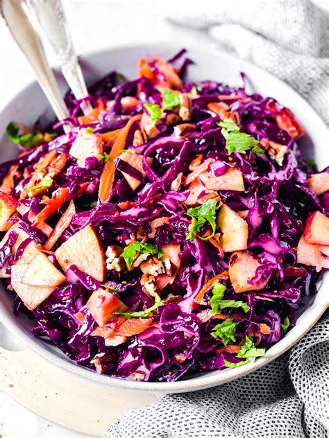 Red Cabbage Salad Recipe - The Wholesome Recipe Box