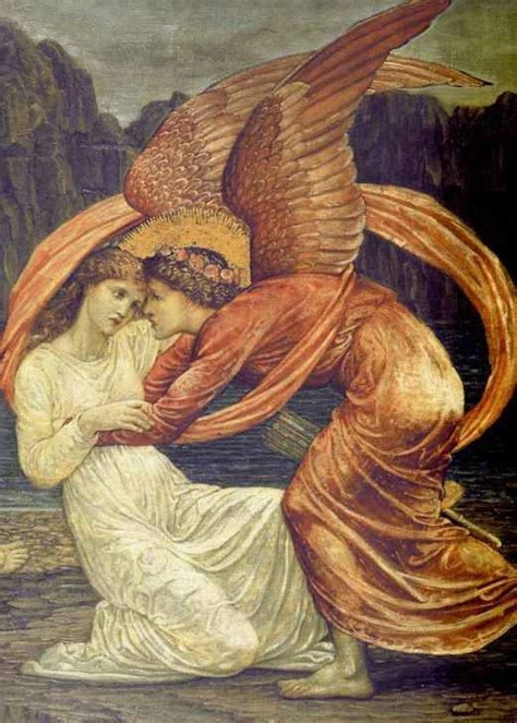 Pre Raphaelite Art: Edward Burne-Jones - Cupid and Psyche frieze | Pre ...