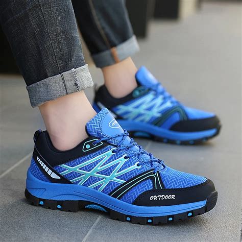 Mens Trail Running Shoes Lightweight Athletic Shoes Breathable Walking ...