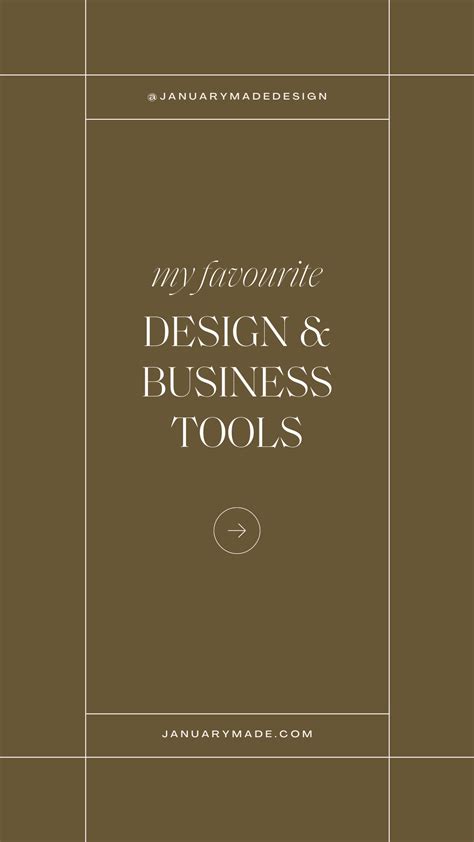 My Go-To Design and Business Tools — January Made Design | Squarespace ...