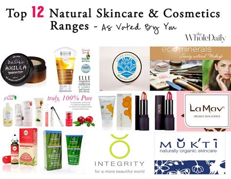 Top 12 Natural Skincare & Cosmetics Ranges - As Voted By You | Natural skin care, Skin care ...