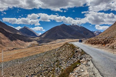 Road in Himalayas Stock Photo | Adobe Stock