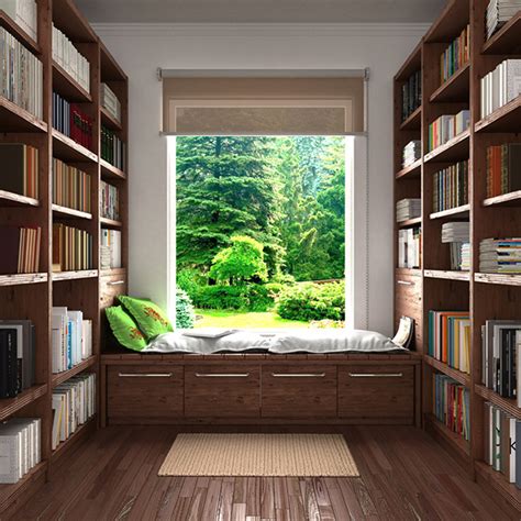 Cozy Home Library