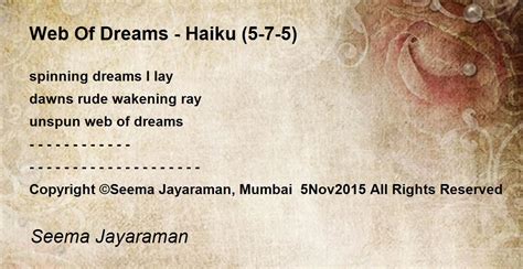 Haiku Examples 5 7 5