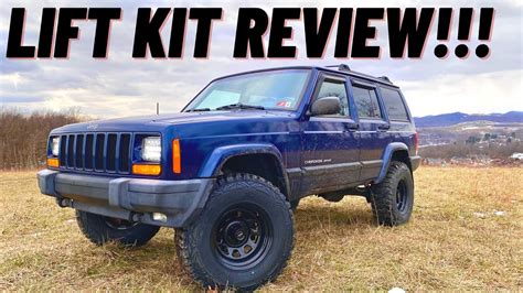 Jeep Cherokee XJ Full Lift Kit Review! - YouTube