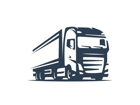 Truck logo, another one by Oleg Martcenko on Dribbble