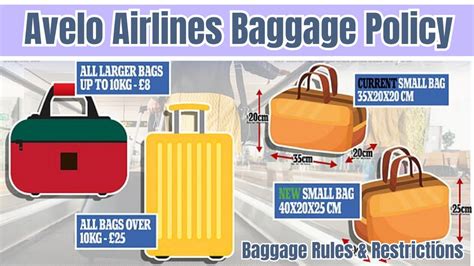 Avelo Airlines Baggage Policy | Baggage Rules & Restrictions - YouTube