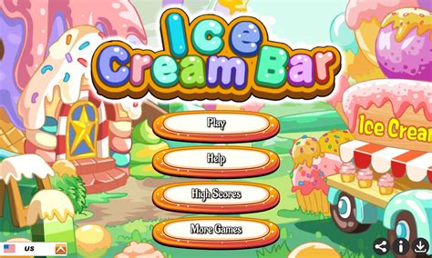 🕹️ Play Ice Cream Bar Game: Free Online Time Management Ice Cream Store ...