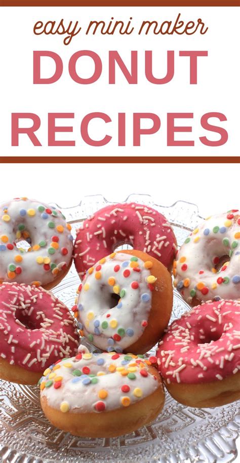 Perfect Mini Donut Maker Recipes | Mini donut maker recipes, Donut ...