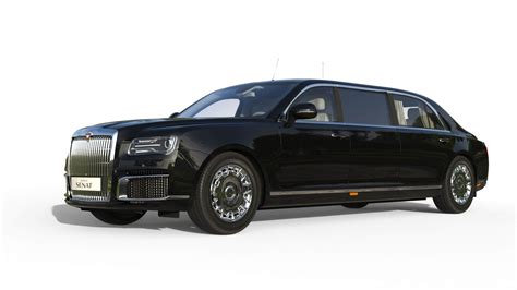 Aurus Senat Armored Limousine - 3D Model by citizensnip