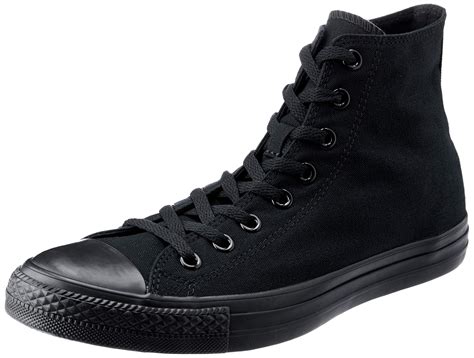 Converse Chuck Taylor All Star Hi Sneakers Black Mono - Walmart.com