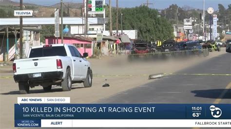 10 killed in shooting at Baja California racing event