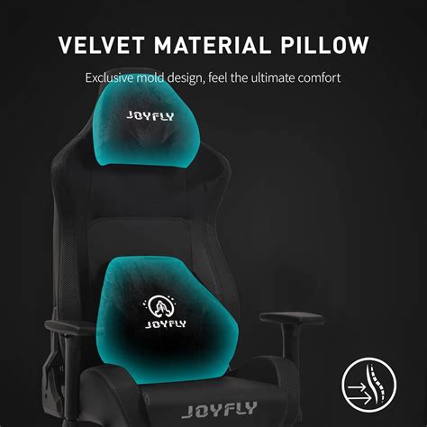 Black Gaming Chair Big & Tall 450lbs Capacity Ergonomic 4D Armrests From Joyfly