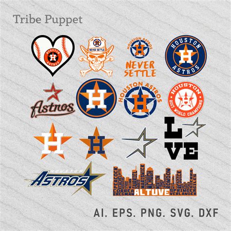 Houston Astros Logo Vector Set - MasterBundles