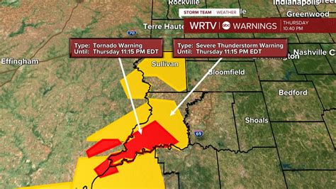 BLOG: Tornado warning issued as storms move across Indiana