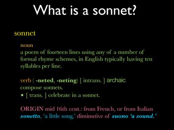 Sonnets of the Renaissance (Shakespeare's Sonnets) by Study in the ...