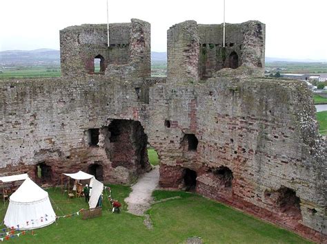 Rhuddlan Castle (Welsh: Castell Rhuddlan) is a castle located in Rhuddlan, Denbighshire, Wales ...