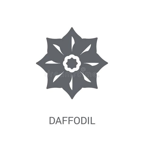 Daffodil Icon. Trendy Daffodil Logo Concept on White Background Stock Vector - Illustration of ...