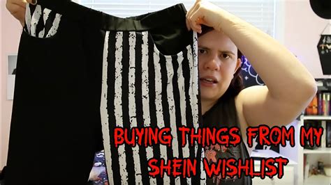 BUYING THINGS FROM MY SHEIN WISHLIST - YouTube