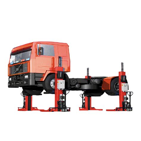 5.5t Lifting Equipment Wired System Mobile Column Garage Equipment Truck Lift - China Truck Lift ...