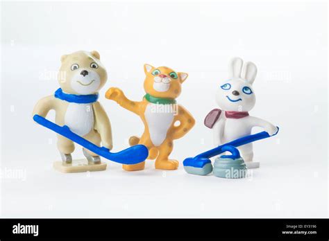 Mascots of the Winter Olympic Games Stock Photo - Alamy